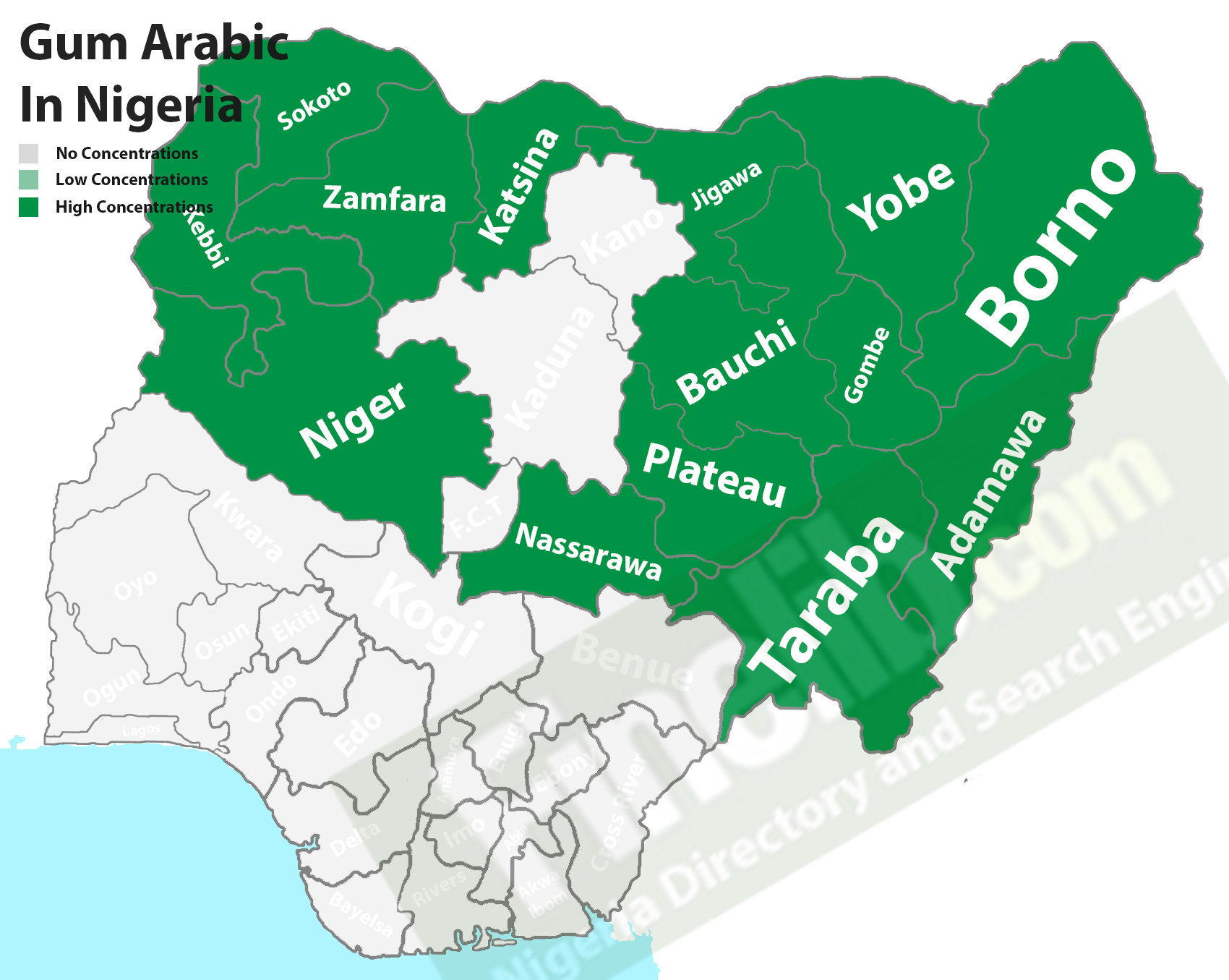 Gum Arabic Producing States In Nigeria And Its Uses